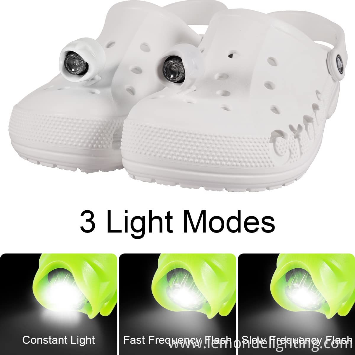 LED head Shoes Decoration Lights